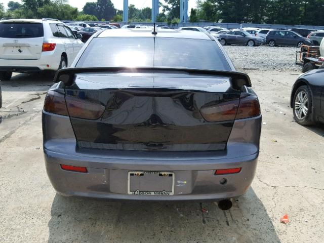 JA3AU86U88U007024 - 2008 MITSUBISHI LANCER GTS GRAY photo 9