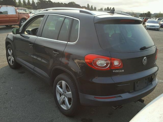 WVGBV7AX0AW526296 - 2010 VOLKSWAGEN TIGUAN SE 黑色 照片 3