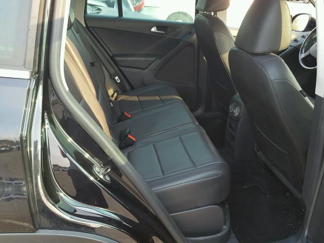 WVGBV7AX0AW526296 - 2010 VOLKSWAGEN TIGUAN SE 黑色 照片 6