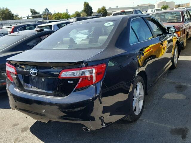 4T1BF1FK3DU278231 - 2013 TOYOTA CAMRY L BLACK photo 4