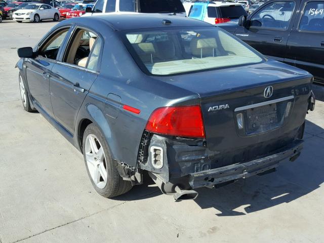 19UUA66234A041105 - 2004 ACURA TL GREEN photo 3