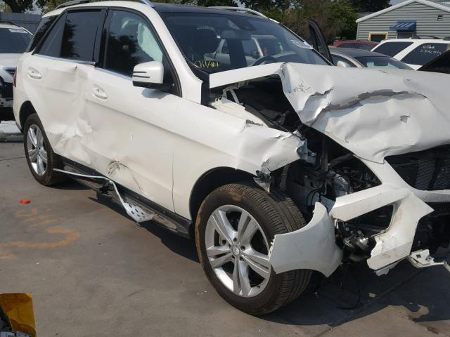 4JGDA2EB0DA207147 - 2013 MERCEDES-BENZ ML 350 BLU WHITE photo 9