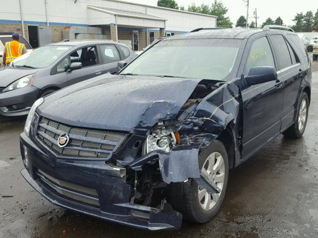 1GYEE637280100495 - 2008 CADILLAC SRX BLUE photo 2