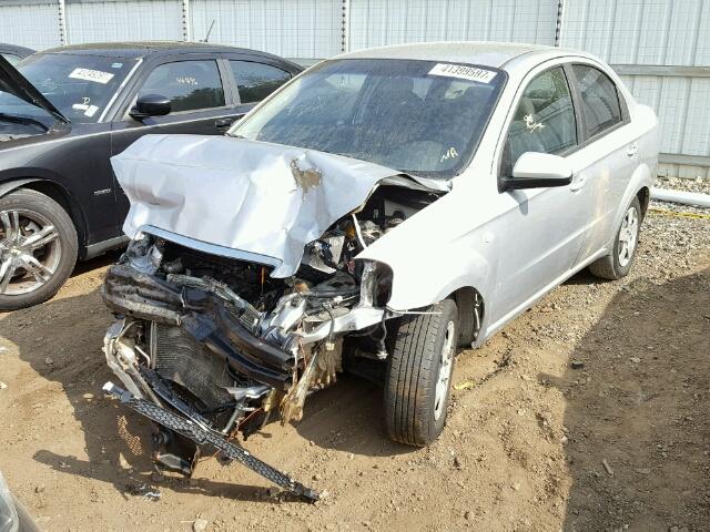 KL1TD566X7B064661 - 2007 CHEVROLET AVEO BASE Күміс фото 2