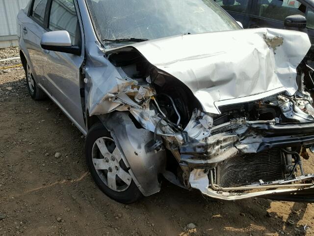 KL1TD566X7B064661 - 2007 CHEVROLET AVEO BASE Күміс фото 9