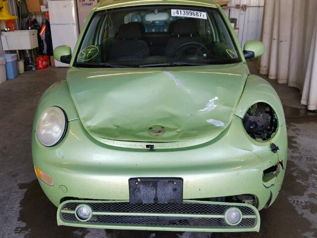 3VWCK21C93M413528 - 2003 VOLKSWAGEN NEW BEETLE GREEN photo 9