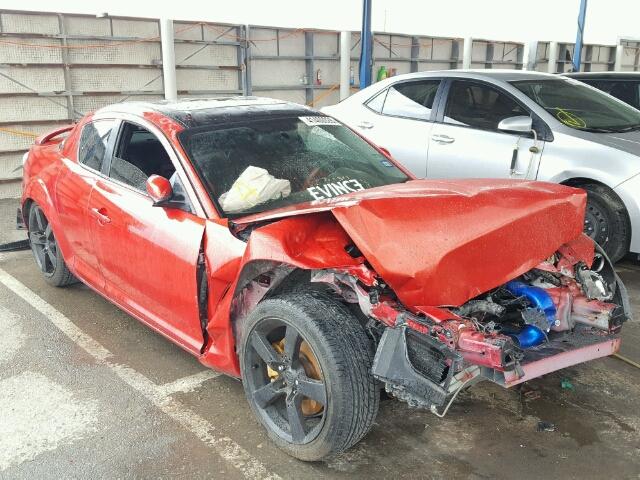 JM1FE173450145034 - 2005 MAZDA RX8 RED photo 1