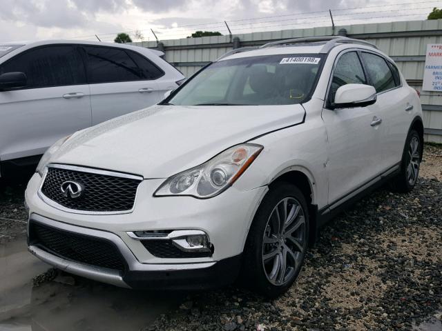 JN1BJ0RP3HM387219 - 2017 INFINITI QX50 WHITE photo 2