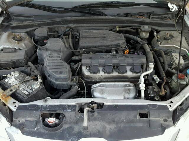 2HGES26785H605047 - 2005 HONDA CIVIC EX SILVER photo 7