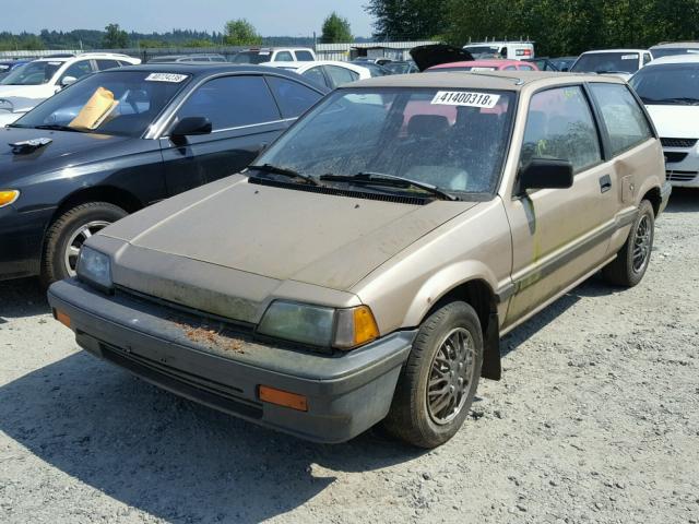 JHMAH5327GS042427 - 1986 HONDA CIVIC 1500 TAN photo 2