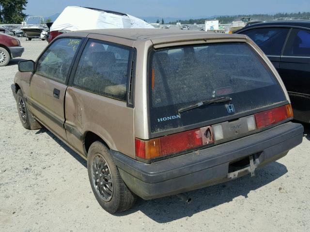 JHMAH5327GS042427 - 1986 HONDA CIVIC 1500 TAN photo 3