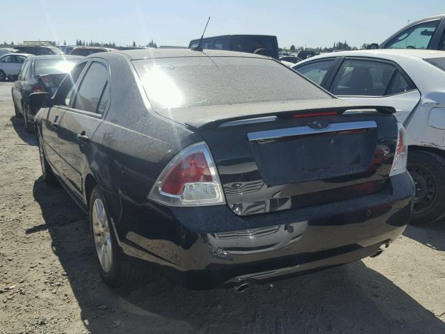 3FAHP08138R207186 - 2008 FORD FUSION SEL BLACK photo 3