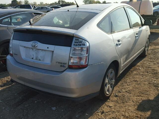 JTDKB20U867528869 - 2006 TOYOTA PRIUS SILVER photo 4