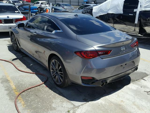 JN1FV7EL7HM701181 - 2017 INFINITI Q60 RED SP GRAY photo 3