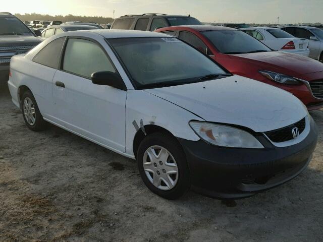 1HGEM22194L082442 - 2004 HONDA CIVIC DX V WHITE photo 1