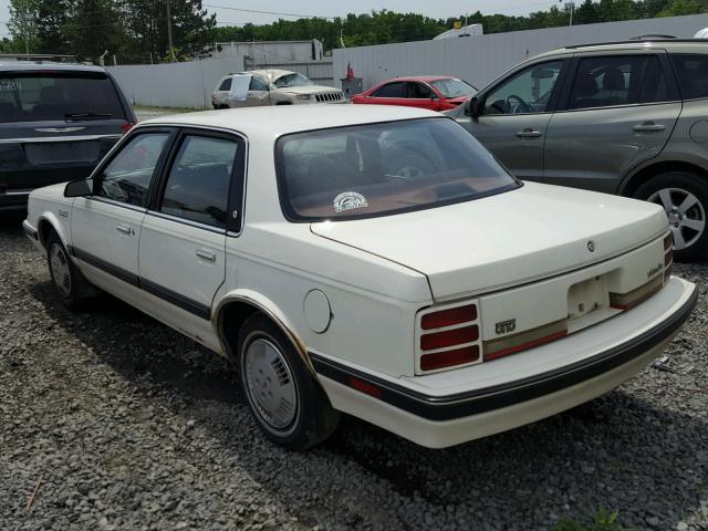 2G3AJ54N8M2360979 - 1991 OLDSMOBILE CUTLASS CI WHITE photo 3