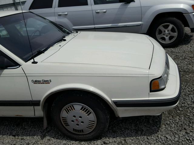 2G3AJ54N8M2360979 - 1991 OLDSMOBILE CUTLASS CI WHITE photo 9