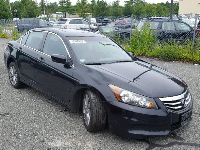 1HGCP2F86CA100718 - 2012 HONDA ACCORD EXL BLACK photo 1