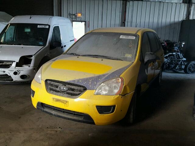 KNAFG525387153449 - 2008 KIA RONDO BASE YELLOW photo 2