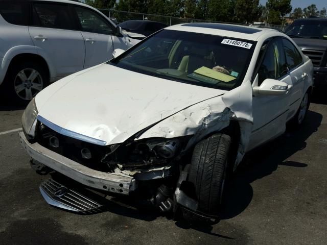 JH4KB16545C013107 - 2005 ACURA RL WHITE photo 2