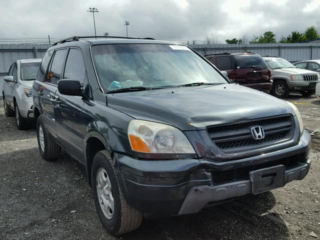 2HKYF18153H555991 - 2003 HONDA PILOT LX GRAY photo 1