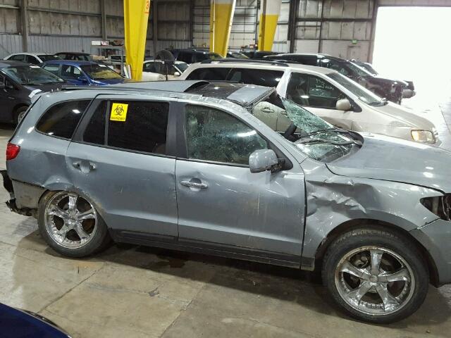 5NMSH73E27H116490 - 2007 HYUNDAI SANTA FE GRAY photo 9