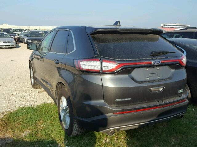 2FMPK3J99GBC53510 - 2016 FORD EDGE SEL GRAY photo 3