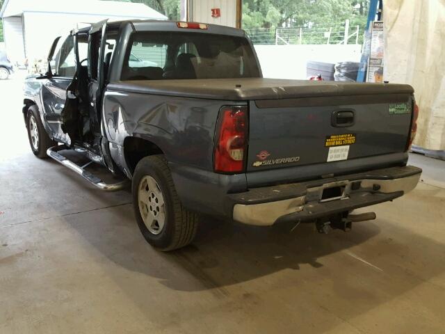 2GCEC13Z671135253 - 2007 CHEVROLET SILVERADO BLUE photo 3