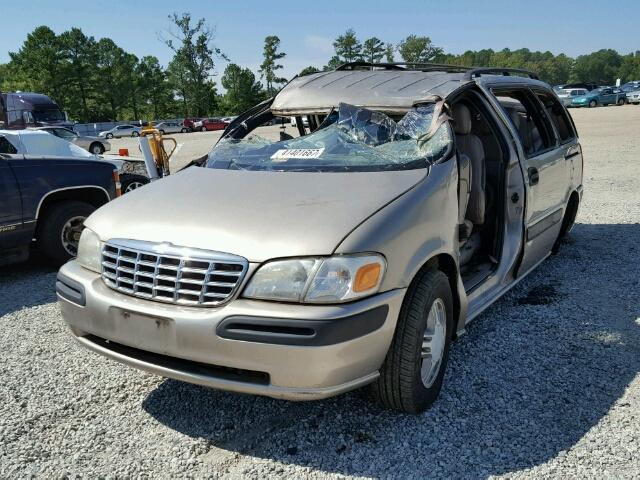 1GNDX03E0YD167085 - 2000 CHEVROLET VENTURE TAN photo 2