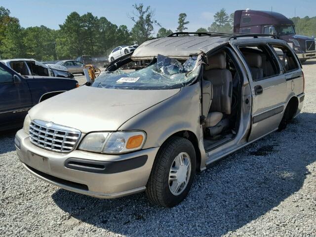 1GNDX03E0YD167085 - 2000 CHEVROLET VENTURE TAN photo 9