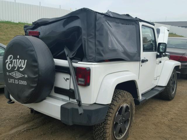 1C4AJWBG6CL275437 - 2012 JEEP WRANGLER S WHITE photo 4