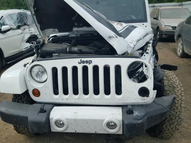 1C4AJWBG6CL275437 - 2012 JEEP WRANGLER S WHITE photo 7