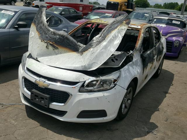 1G11B5SL0FF136811 - 2015 CHEVROLET MALIBU LS თეთრი ფოტო 2