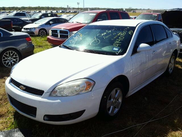 2G1WG5EK3B1140119 - 2011 CHEVROLET IMPALA WHITE photo 2