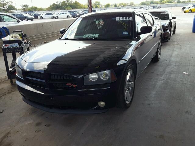 2B3LA53T29H506470 - 2009 DODGE CHARGER BLACK photo 2