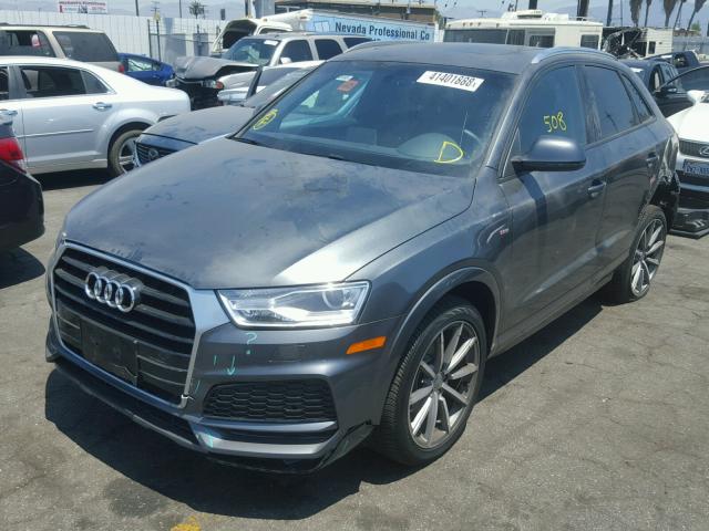 WA1BCCFS3JR024410 - 2018 AUDI Q3 PREMIUM GRAY photo 2