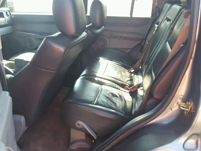 1J8HH48K67C666743 - 2007 JEEP COMMANDER GRAY photo 6