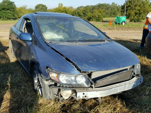 2HGFG12849H501742 - 2009 HONDA CIVIC EX BLUE photo 1