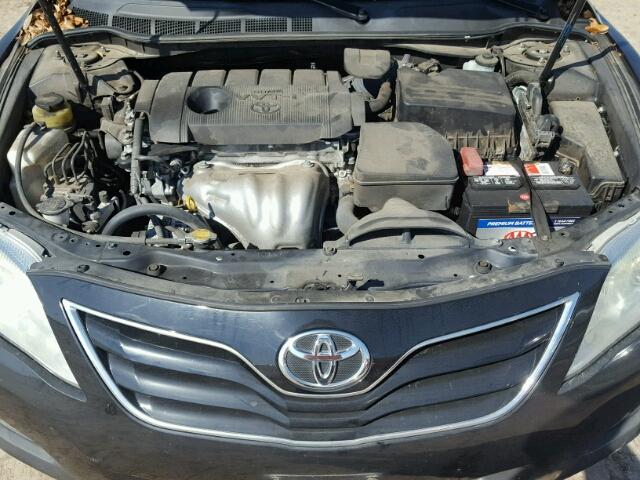 4T4BF3EK3AR072082 - 2010 TOYOTA CAMRY BLACK photo 7