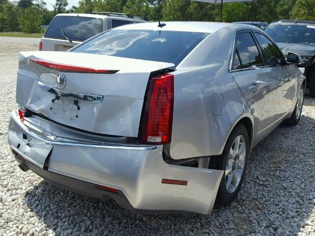 1G6DF577180152416 - 2008 CADILLAC CTS SILVER photo 4