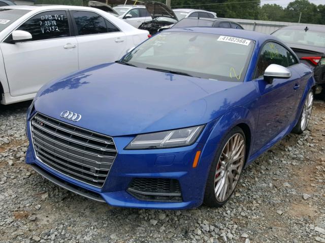 TRUC1AFV1G1028225 - 2016 AUDI TTS BLUE photo 2