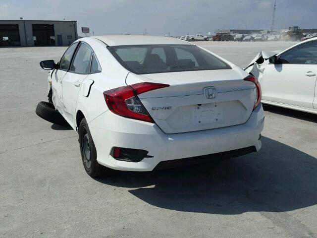 19XFC2F58HE044394 - 2017 HONDA CIVIC LX WHITE photo 3