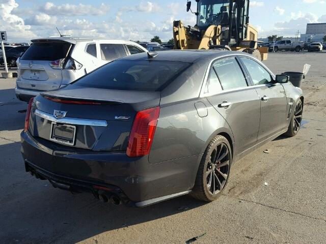 1G6A15S64H0185684 - 2017 CADILLAC CTS-V BLACK photo 4