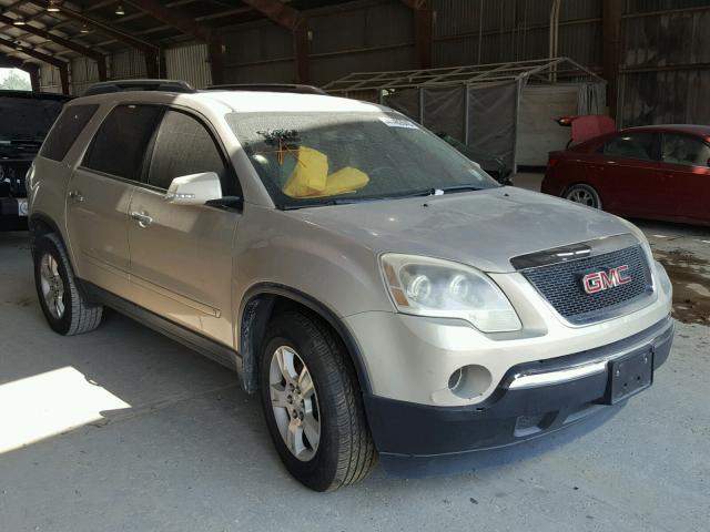 1GKER23D89J178790 - 2009 GMC ACADIA SLT ოქროსფერი ფოტო 1