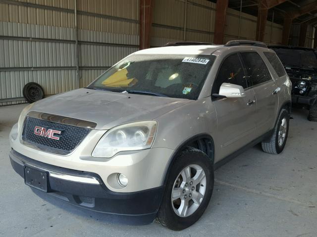 1GKER23D89J178790 - 2009 GMC ACADIA SLT ოქროსფერი ფოტო 2