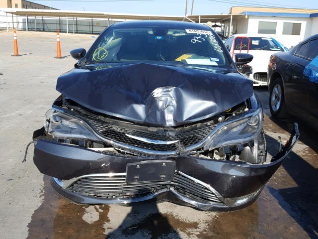 1C3CCCAB7HN506272 - 2017 CHRYSLER 200 LIMITE BLACK photo 9