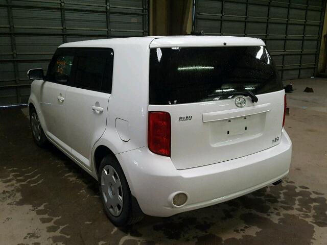 JTLKE50E981060100 - 2008 TOYOTA SCION XB Weiß Foto 3