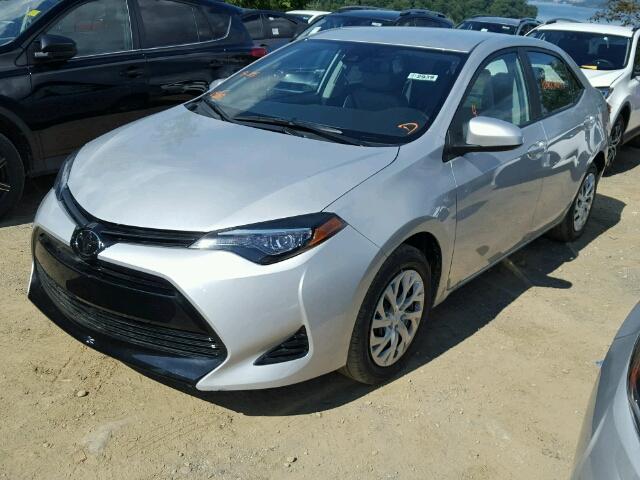 5YFBURHE3HP716023 - 2017 TOYOTA COROLLA GRAY photo 2