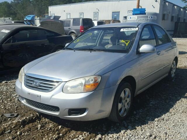 KNAFE121985501441 - 2008 KIA SPECTRA SILVER photo 2