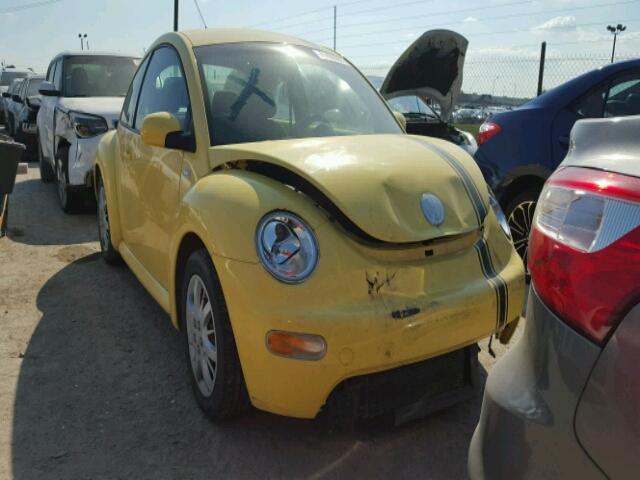 3VWBK21C33M412547 - 2003 VOLKSWAGEN NEW BEETLE YELLOW photo 1